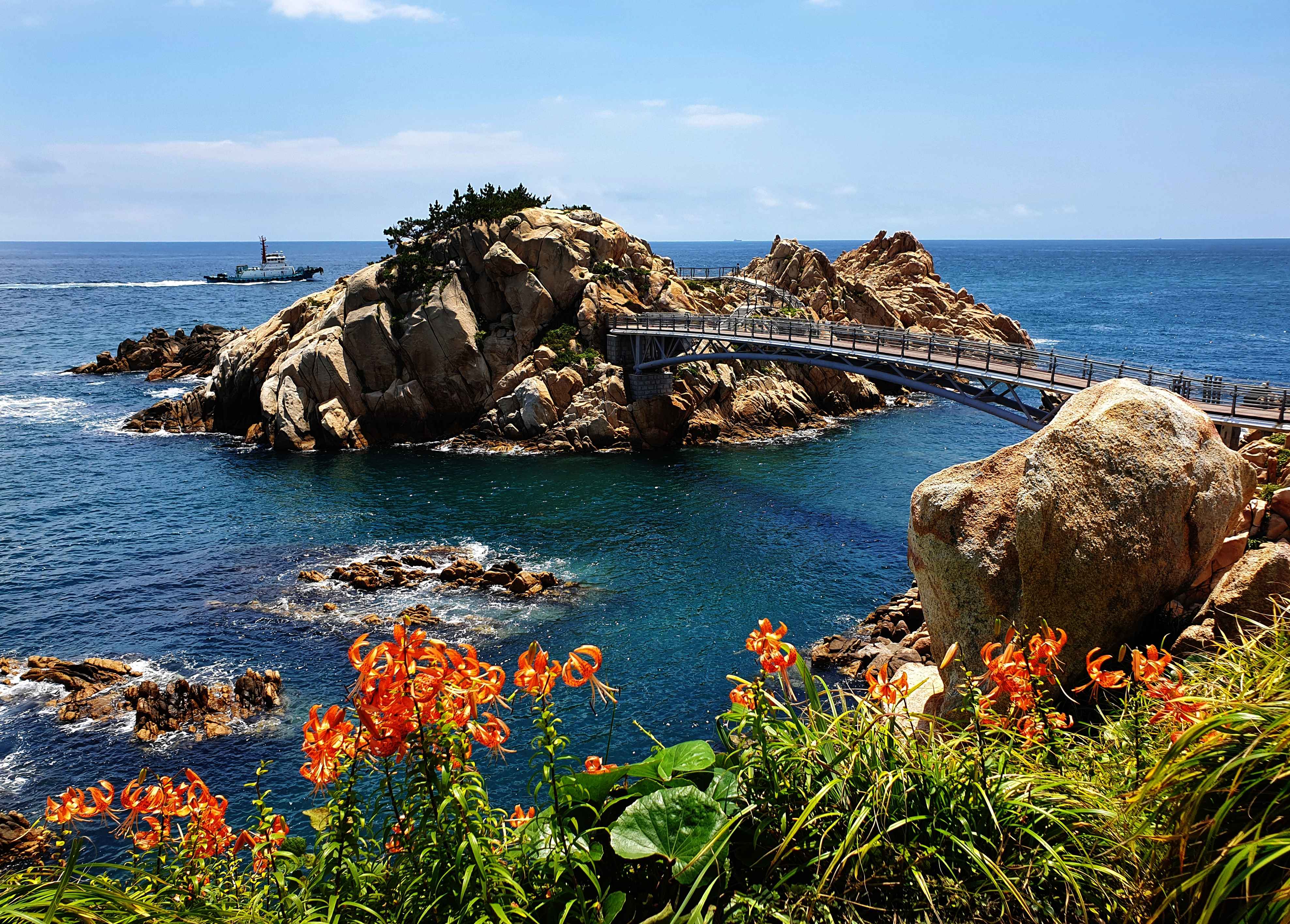 Пешеходный маршрут Хэпхаран-киль 8: лесные тропы, порт и море в объятиях Ульсана